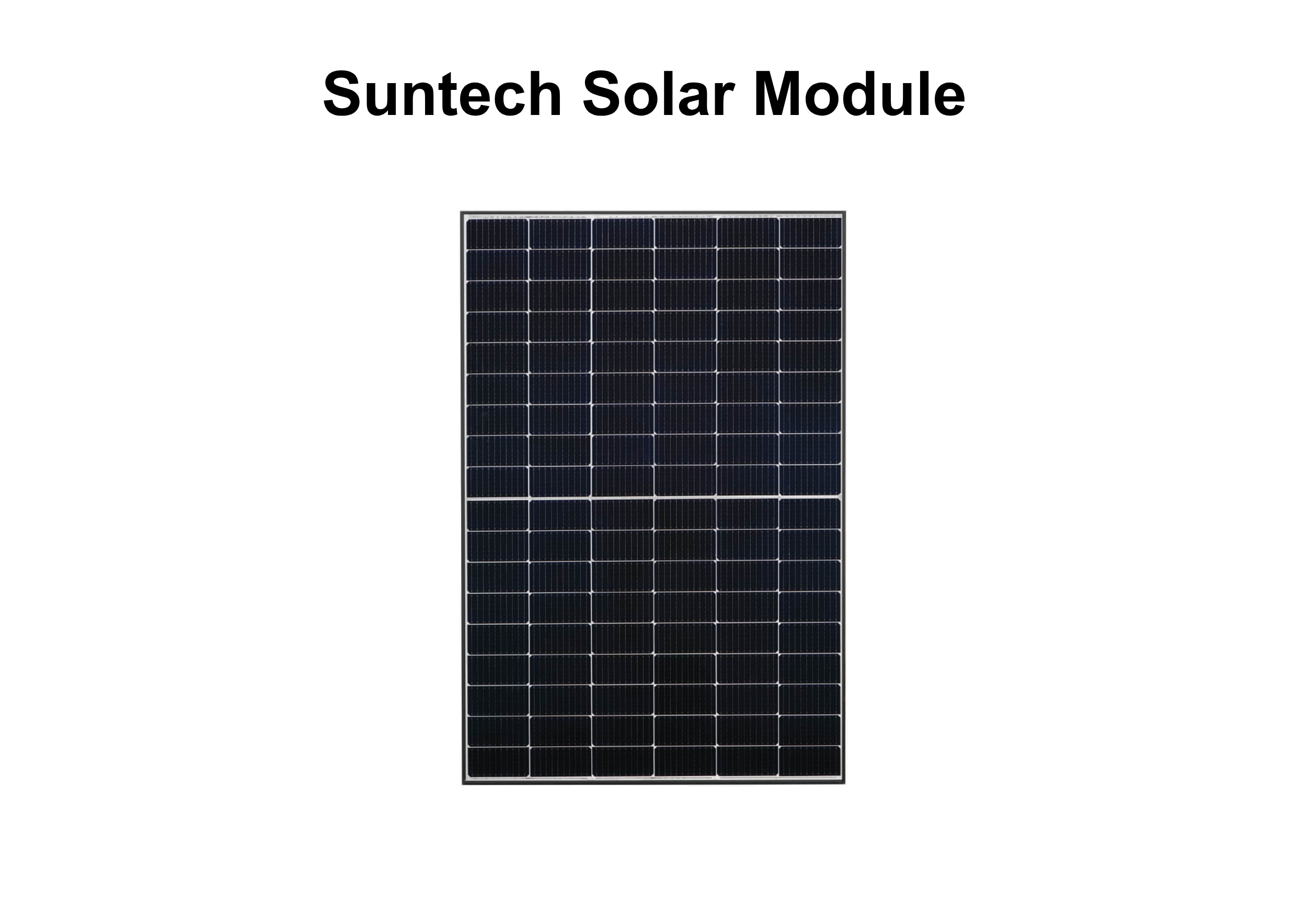 Suntech Solar Module